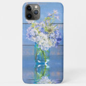 Coques Case-Mate iPhone Hydrangea Lavande & Pervenche dans un Vase Rustiqu (Dos)