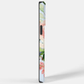 Coques Case-Mate iPhone Hydrangea Pivoine Florale de Printemps Bleu Rose A (Verso / Droite)