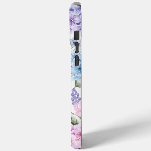 Coques Case-Mate iPhone hydrangea Restez positif - Inspiration florale (Verso / Gauche)