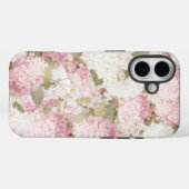 Coques Case-Mate iPhone Hydrangea Rose Élégant Aquarelle  (Verso (horizontal))