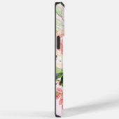 Coques Case-Mate iPhone Hydrangea Rose Fleur de Printemps Floral Rose Bleu (Verso / Droite)