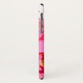 Coques Case-Mate iPhone Hydrangea rose fleur rose fleur (Dos/Gauche)