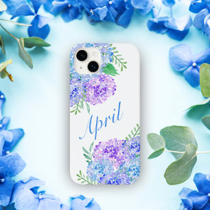 Coque Pour iPhone 14 Plus Hydrangeas à l'aquarelle Floral chic