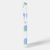 Coques Case-Mate iPhone Hydrangeas Bleus et Roses (Verso / Gauche)