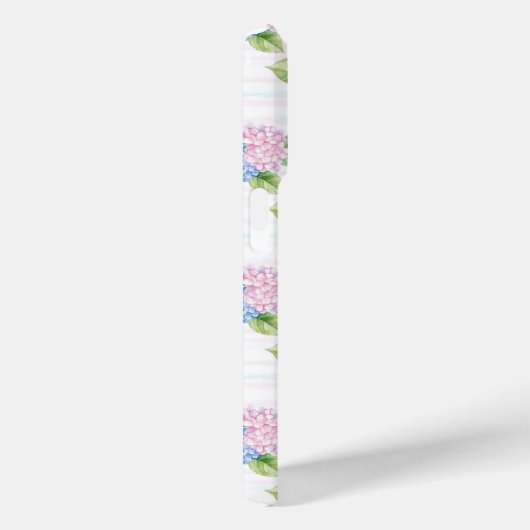Coques Case-Mate iPhone Hydrangeas Bleus et Roses (Verso / Droite)