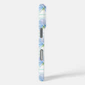 Coques Case-Mate iPhone Hydrangeas Rayées Rose et Bleu (Verso / Droite)