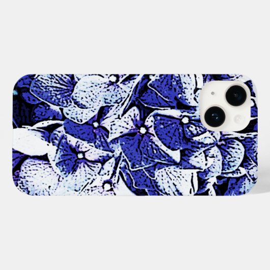 Coques Case-Mate iPhone Hydrangée (Verso (horizontal))