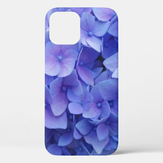 Coques Case-Mate iPhone Hydrangée bleue (Verso)