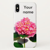 Coques Case-Mate iPhone Hydrangée rose rose fleur rose (Dos)
