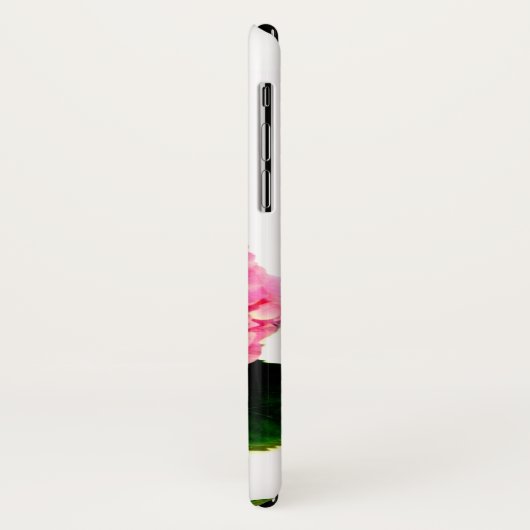 Coques Case-Mate iPhone Hydrangée rose rose fleur rose (Dos/Gauche)