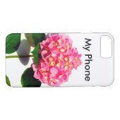 Coques Case-Mate iPhone Hydrangée rose rose fleur rose (Dos (Horizontal))