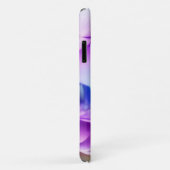 Coques Case-Mate iPhone Hydrangée violette colorée (Dos/Droite)