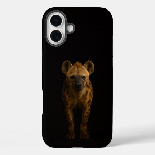 Coques Case-Mate iPhone Hyène tachetée sauvage Black 4 Luxe iPhone 16 Plus (Verso)