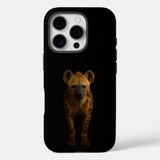 Coques Case-Mate iPhone Hyène tachetée sauvage Black 4 Luxe iPhone 16 Pro (Verso)