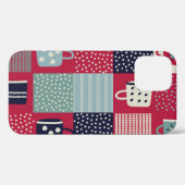 Coques Case-Mate iPhone Hygge scandinave : Mélange Motif rustique (Verso (horizontal))