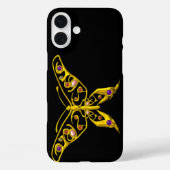 Coques Case-Mate iPhone HYPER BUTTERFER Noir (Verso)