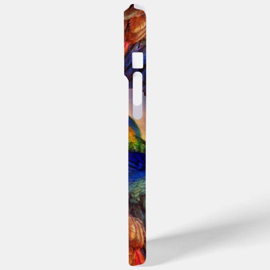 COQUES Case-Mate iPhone HYPER PARROTS /ROUGE ET BLEUE ARA GEMSTONE MONOGRA (Verso / Gauche)