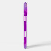 Coques Case-Mate iPhone HYPER VALENTINE MONOGRAM rose Fuchsia violet (Verso / Droite)
