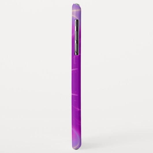 Coques Case-Mate iPhone HYPER VALENTINE MONOGRAM rose Fuchsia violet (Dos/Gauche)