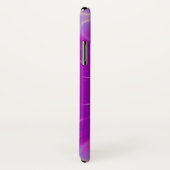 Coques Case-Mate iPhone HYPER VALENTINE MONOGRAM rose Fuchsia violet (Dos/Droite)
