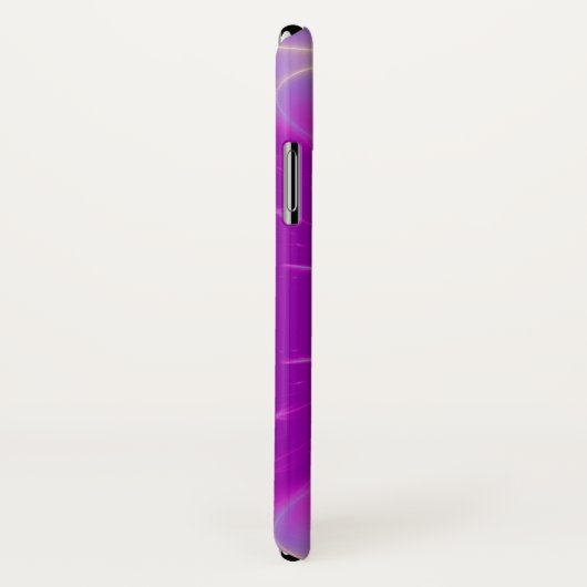 Coques Case-Mate iPhone HYPER VALENTINE MONOGRAM rose Fuchsia violet (Dos/Droite)