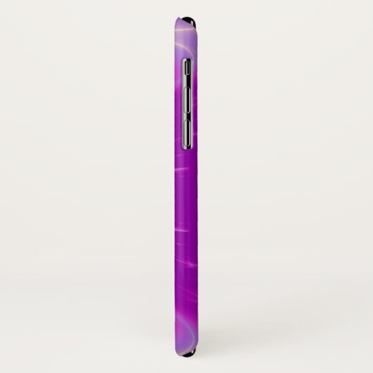 Coques Case-Mate iPhone HYPER VALENTINE MONOGRAM rose Fuchsia violet (Dos/Gauche)