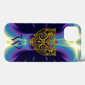 Coques Case-Mate iPhone HYPER VALENTINE MONOGRAM rose Fuchsia violet (Verso (horizontal))