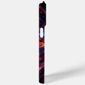 Coques Case-Mate iPhone Hypernova Camo, Camouflage lumineux, Starburst (Verso / Droite)