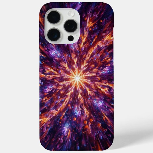 Coques Case-Mate iPhone Hypernova Camo, Camouflage lumineux, Starburst (Verso)