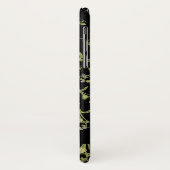 Coques Case-Mate iPhone Hypnose de nature verte et noire fractale (Dos/Gauche)