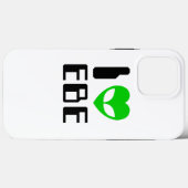 Coques Case-Mate iPhone I Alien Heart EBE (Verso (horizontal))