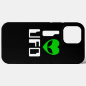 Coques Case-Mate iPhone I Alien Heart UFO (Verso (horizontal))