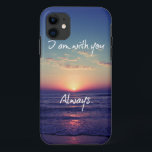 Case-Mate iPhone Case I au Bible<br><div class="desc">J'ai vu la Bible Verse Merchandise. Beautiful bible verse case with sunset over the ocean background with shades of blue and orange. lac de toutes les versaires merchandise at our store Christian Quotes: Link below:</div>