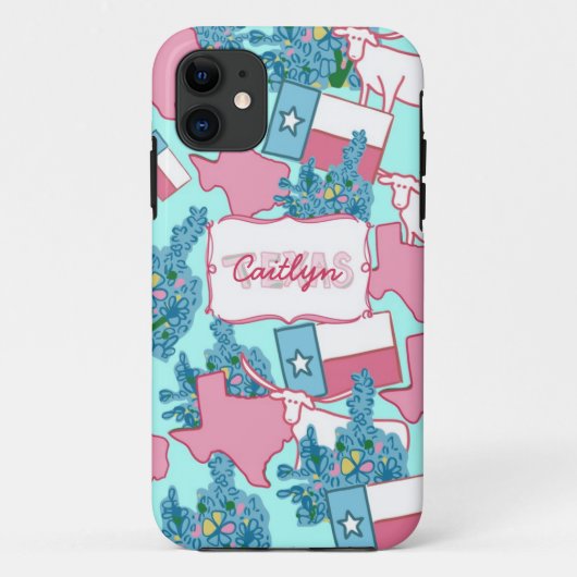 Coques Case-Mate iPhone I coeur le Texas (Dos)