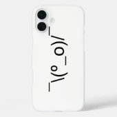 Coques Case-Mate iPhone I Dunno LOL\\(º_o)/° Emoticon Japonais Kaomoji (Verso)