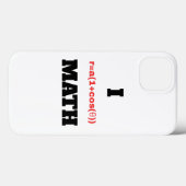 Coques Case-Mate iPhone I Équation polaire (I Coeur) Math (Verso (horizontal))