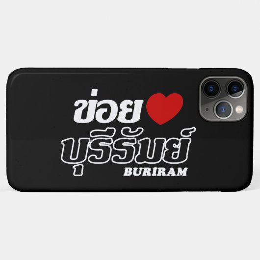 Coques Case-Mate iPhone I Heart (Love) Buriram, Isan, Thaïlande (Dos (Horizontal))