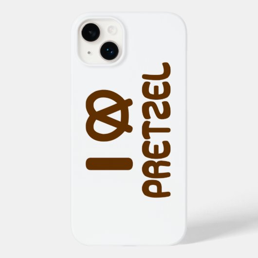 Coques Case-Mate iPhone I Heart Pretzel (Verso)