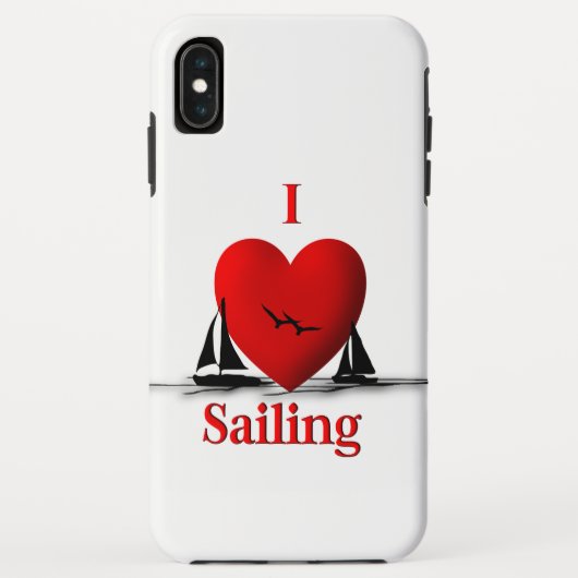 Coques Case-Mate iPhone I Heart Sailing (Dos)
