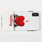 Coques Case-Mate iPhone I Heart Sailing (Dos (Horizontal))