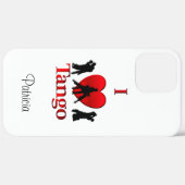 Coques Case-Mate iPhone I Heart Tango Personnalisé (Retour (horizontal))