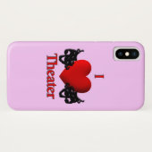 Coques Case-Mate iPhone I Heart Theatre (Dos (Horizontal))