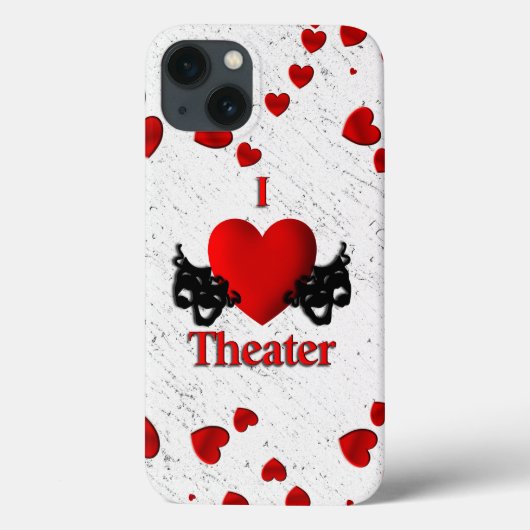 Coques Case-Mate iPhone I Heart Theatre (Verso)