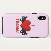 Coques Case-Mate iPhone I Heart Theatre (Dos (Horizontal))