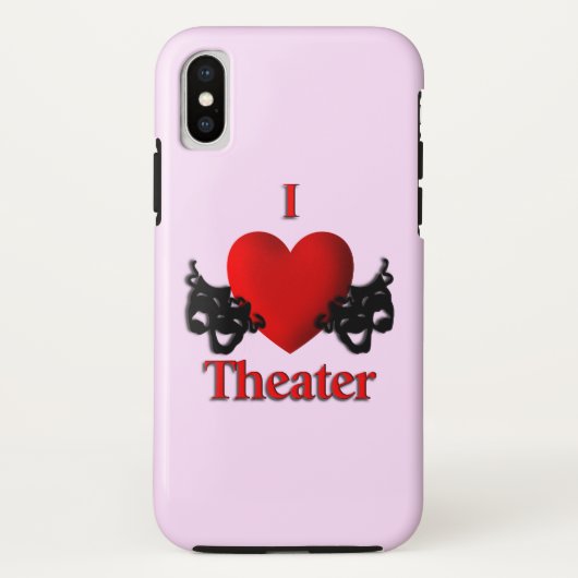 Coques Case-Mate iPhone I Heart Theatre (Dos)