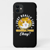 Coques Case-Mate iPhone I Just Really Like Guinea Pigs Cavy Roddent (Dos)