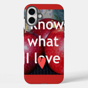 iPhone 16 Plus Case "I Know What I Love" - Design à thème Apple