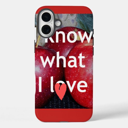 Coques Case-Mate iPhone "I Know What I Love" - Design à thème Apple (Verso)