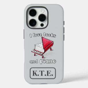 Coques iPhone 16 Pro I Looks And Piano, Authentic Freehand Art