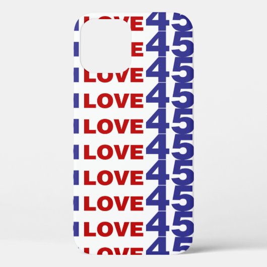 Coques Case-Mate iPhone I Love 45 (Verso)
